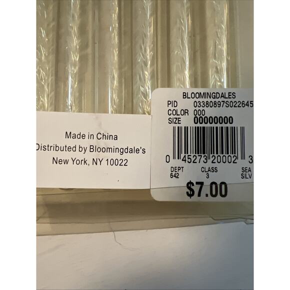 Lot Vtg Set 35 Plastic Acrylic Icicles Clear Christmas Ornaments Bloomingdale’s - Picture 11 of 13